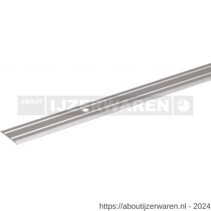 GAH Alberts overgangsprofiel aluminium zilver verzonken schroefgat 25 mm 0,9 m - W51501596 - afbeelding 1