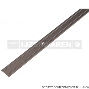 GAH Alberts overgangsprofiel aluminium brons verzonken schroefgat 25 mm 2 m - W51501599 - afbeelding 1