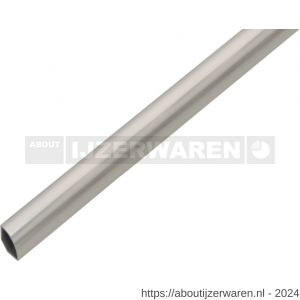 GAH Alberts kwartrondprofiel RVS optiek 22x1,2 mm 1 m - W51501543 - afbeelding 1