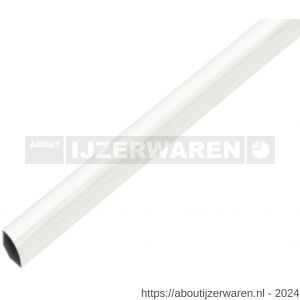 GAH Alberts kwartrondprofiel wit 22x1,2 mm 1 m - W51501545 - afbeelding 1