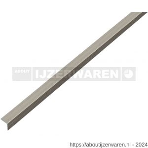 GAH Alberts ronde buis aluminium RVS optiek donker 10x10x1 mm 1 m - W51500779 - afbeelding 1