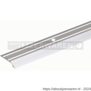 GAH Alberts compensatieprofiel geboord aluminium zilver 39x8 mm 0,9 m SB - W51500673 - afbeelding 1