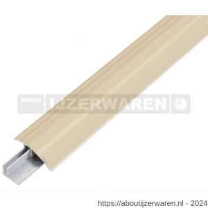 GAH Alberts compensatieprofiel Duo aluminium zand geeloxeerd 44 mm 1 m SB - W51500658 - afbeelding 1