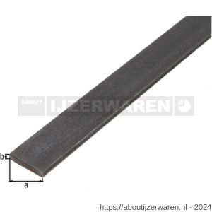 GAH Alberts platte stang staal ruw warmgewalst 35x6 mm 1 m - W51501263 - afbeelding 2