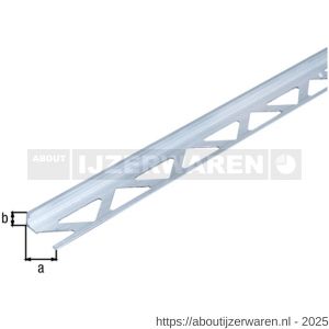 GAH Alberts afsluitprofiel tegels aluminium 10 mm 2,5 m - W51500648 - afbeelding 2