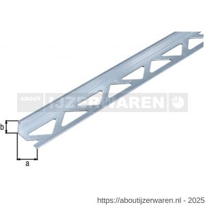 GAH Alberts afsluitprofiel tegels aluminium 12,5 mm 2,5 m - W51500649 - afbeelding 2