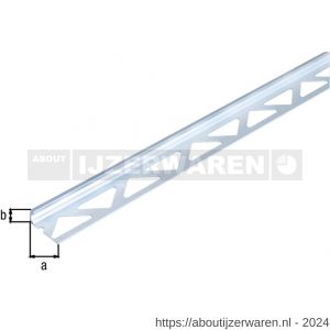 GAH Alberts afsluitprofiel tegels aluminium zilver geeloxeerd 8 mm 2,5 m - W51500650 - afbeelding 2