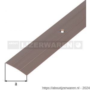 GAH Alberts overgangsprofiel aluminium brons verzonken schroefgaten 38 mm 0,9 m - W51501583 - afbeelding 2