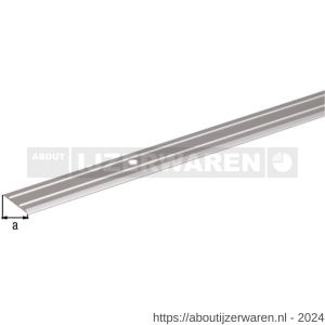 GAH Alberts overgangsprofiel aluminium zilver verzonken schroefgaten 38 mm 2 m - W51501584 - afbeelding 2