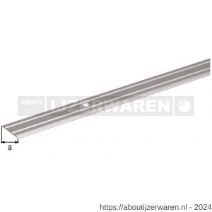 GAH Alberts overgangsprofiel aluminium zilver verzonken schroefgaten 38 mm 0,9 m - W51501587 - afbeelding 2