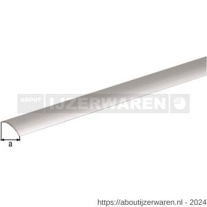 GAH Alberts overgangsprofiel zelfklevend aluminium zilver geeloxeerd 30 mm 0,9 m - W51501588 - afbeelding 2