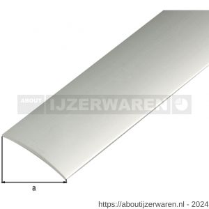 GAH Alberts overgangsprofiel aluminium zilver geeloxeerd 30 mm 2 m - W51501593 - afbeelding 2