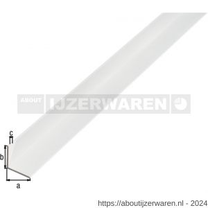 GAH Alberts hoekprofiel aluminium zilver 25x25x1,5 mm 2,6 m - W51500758 - afbeelding 2