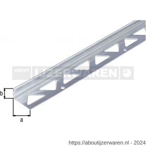 GAH Alberts afsluitprofiel tegels RVS 23,5x12,5 mm 2,5 m - W51501498 - afbeelding 2