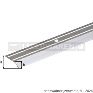 GAH Alberts compensatie egalisatieprofiel aluminium zilver geeloxeerd 30 mm 2 m - W51501552 - afbeelding 2