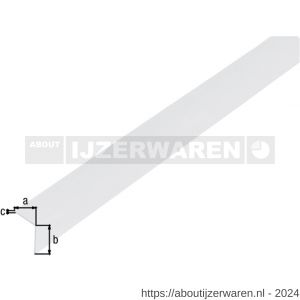 GAH Alberts hoekprofiel PVC doorzichtig 20x20x1 mm 1 m - W51500954 - afbeelding 2