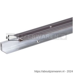 GAH Alberts overgangsprofiel Pro aluminium zilver geeloxeerd 34 mm 2,7 m - W51501555 - afbeelding 2