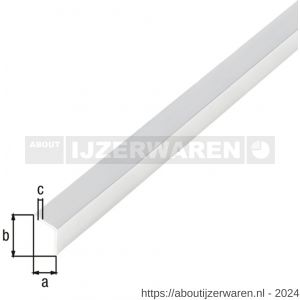 GAH Alberts hoekprofiel zelfklevend aluminium chroom 10x10x1 mm 2 m - W51500763 - afbeelding 2