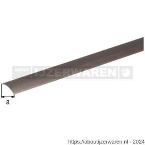 GAH Alberts overgangsprofiel zelfklevend aluminium RVS geeloxeerd 30 mm 0,9 m SB - W51501561 - afbeelding 2