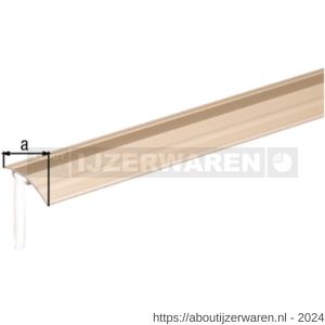 GAH Alberts afdek compensatieprofiel onzichtbaar aluminium zand 38 mm 0,9 m SB - W51500671 - afbeelding 2