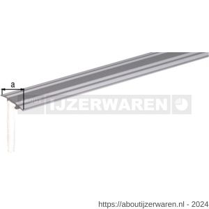 GAH Alberts overgangsprofiel onzichtbaar aluminium zilver geeloxeerd 32 mm 0,9 m SB - W51501562 - afbeelding 2