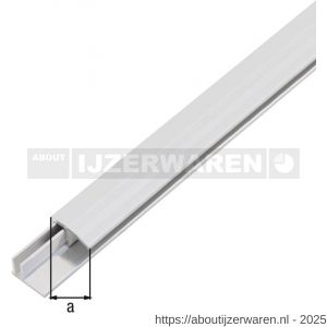 GAH Alberts afsluitprofiel Duo aluminium zilver geeloxeerd 22 mm 1 m SB - W51500655 - afbeelding 2
