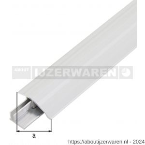 GAH Alberts compensatieprofiel Duo aluminium zilver geeloxeerd 44 mm 1 m SB - W51500659 - afbeelding 2