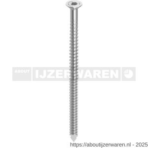 Heco-WR-T houtbouwschroef 13,0x400 mm platverzonken kop T-Drive T 50 voldraad Durocoat DP1 25 stuks VARIANTA verpakking - W50801392 - afbeelding 1
