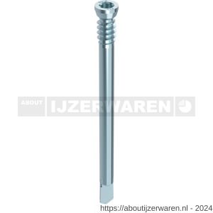 Heco-WS-T meubelverbinding 7,0x233 mm zelfborend stalen deuvel platverzonken cilinderkop T-Drive T 40 onderkopdraad verzinkt blauw A2K glijcoating 50 stuks VARIANTA verpakking - W50802172 - afbeelding 1