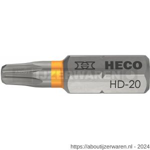 Heco schroefbit Heco-Drive HD 20 kleur ring oranje in blister 10 stuks - W50803387 - afbeelding 1