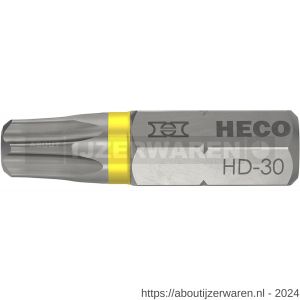 Heco schroefbit Heco-Drive HD 30 kleur ring geel in blister 10 stuks - W50803389 - afbeelding 1