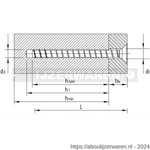 Heco Multi-Monti-Plus KS kabelklemschroef KS 5,0x40 mm T-Drive T 20 verzinkt blauw A2K 200 stuks VARIANTA verpakking - W50801981 - afbeelding 3