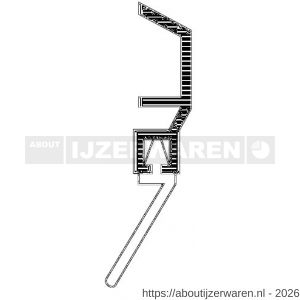 Ellen dorpelprofiel aluminium Classic 100 cm - W51010349 - afbeelding 4