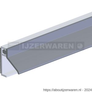 Ellen tochtprofiel inbouw aluminium AIB 3N Xl ZK 230 cm - W51010323 - afbeelding 1