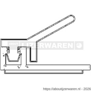 Ellen inbouw tochtprofiel voor 6 mm afbouwspeling AIB-4N zelfklevend 230 cm - W51010213 - afbeelding 1