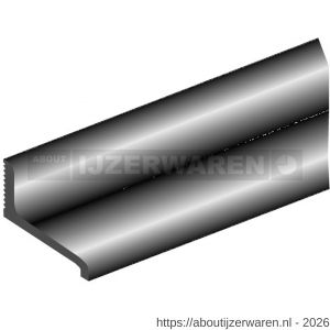 Ellen lekdorpelprofiel aluminium ALD-A125 ongeboord 500 cm - W51010046 - afbeelding 1