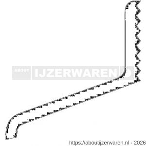 Ellen lekdorpelprofiel aluminium ALD-A125 ongeboord 500 cm - W51010046 - afbeelding 3