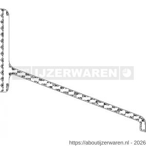 Ellen lekdorpel aluminium ALD-A135 ongeboord 500 cm - W51010047 - afbeelding 3
