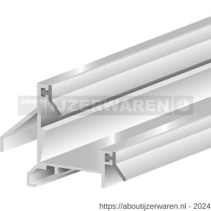 Ellen tochtprofiel opbouw aluminium ANB-11 AR 300 cm - W51010246 - afbeelding 1