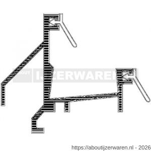 Ellen onderdorpel tochtprofiel raam ANB-11 300 cm - W51010246 - afbeelding 3