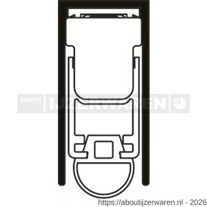 Ellen Matic valdorpel aluminium Uni-Proof 62,8 cm - W51010382 - afbeelding 4