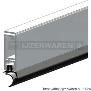 Ellen opbouw tochtprofiel aluminium ASP deurset - W51010329 - afbeelding 1