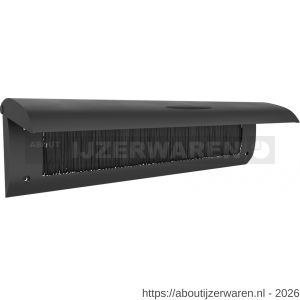Ellen brievenbusafsluiter tochtklep Letter Plate Lid aluminium zwart - W51010419 - afbeelding 1