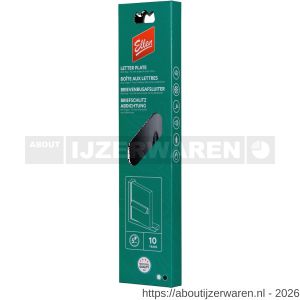 Ellen brievenbusafsluiter tochtklep Letter Plate Lid zwart - W51010422 - afbeelding 2