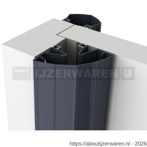 Ellen vingerbeschermingsprofiel Professioneel Finprotect Plus 50-90 zwart 198 cm - W51010058 - afbeelding 2
