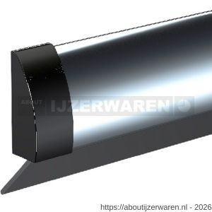 Ellen dorpelprofiel met borstel RVS Inox 100 cm - W51010365 - afbeelding 1