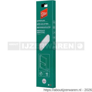 Ellen brievenbusafsluiter tochtklep Letter Plate Basic Lid wit - W51010417 - afbeelding 2