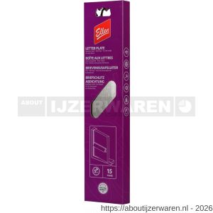 Ellen brievenbusafsluiter tochtklep Letter Plate Lid Inox - W51010420 - afbeelding 2