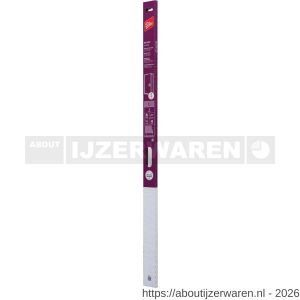 Ellen dorpelprofiel met borstel aluminium De Luxe 100 cm - W51010355 - afbeelding 2