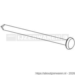 Ellen tochtstripnagel gegalvaniseerd 1.6x25 mm set 55 stuks - W51010343 - afbeelding 1